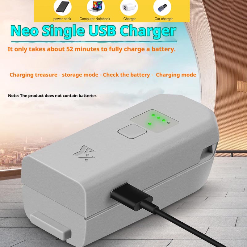 Drone Tablet Mount - Bidirectional USB Battery Charger For DJI