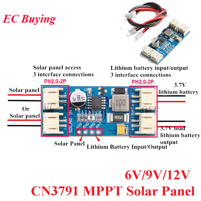 CN3791 MPPT Solar Panel 6V/9V/ – Drone Solar Charger recenzja i cena