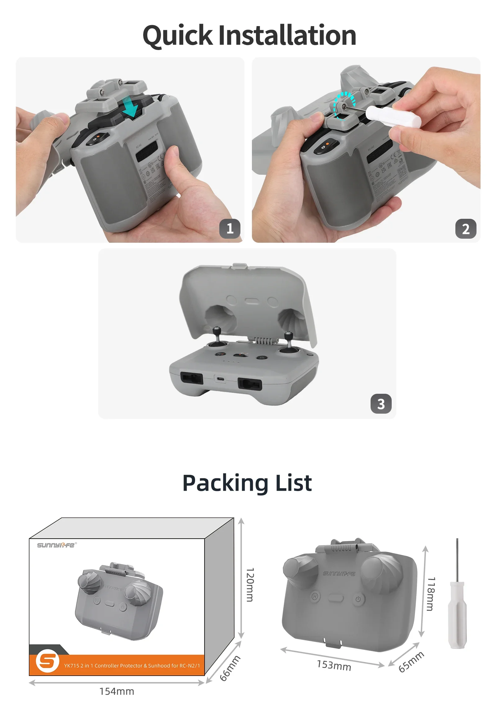 2 in 1 Controller Protector Su – Drone Control Stick recenzja i cena