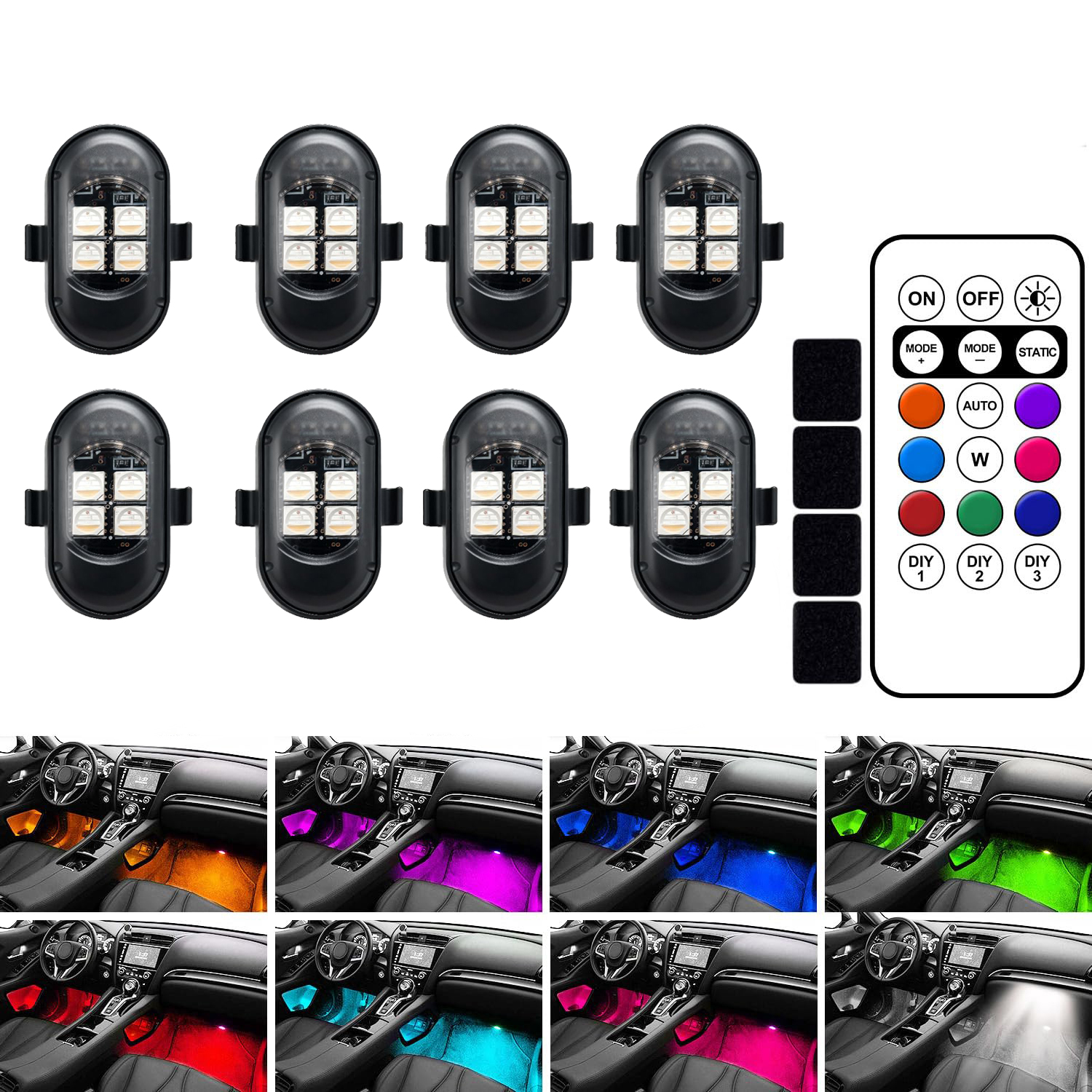Upgraded 4LEDs Wireless LED St – Drone Strobe Light recenzja i cena