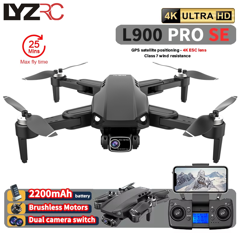 L900 Pro SE MAX GPS Drone 4K P – Drone Remote Controller Lanyard recenzja i cena