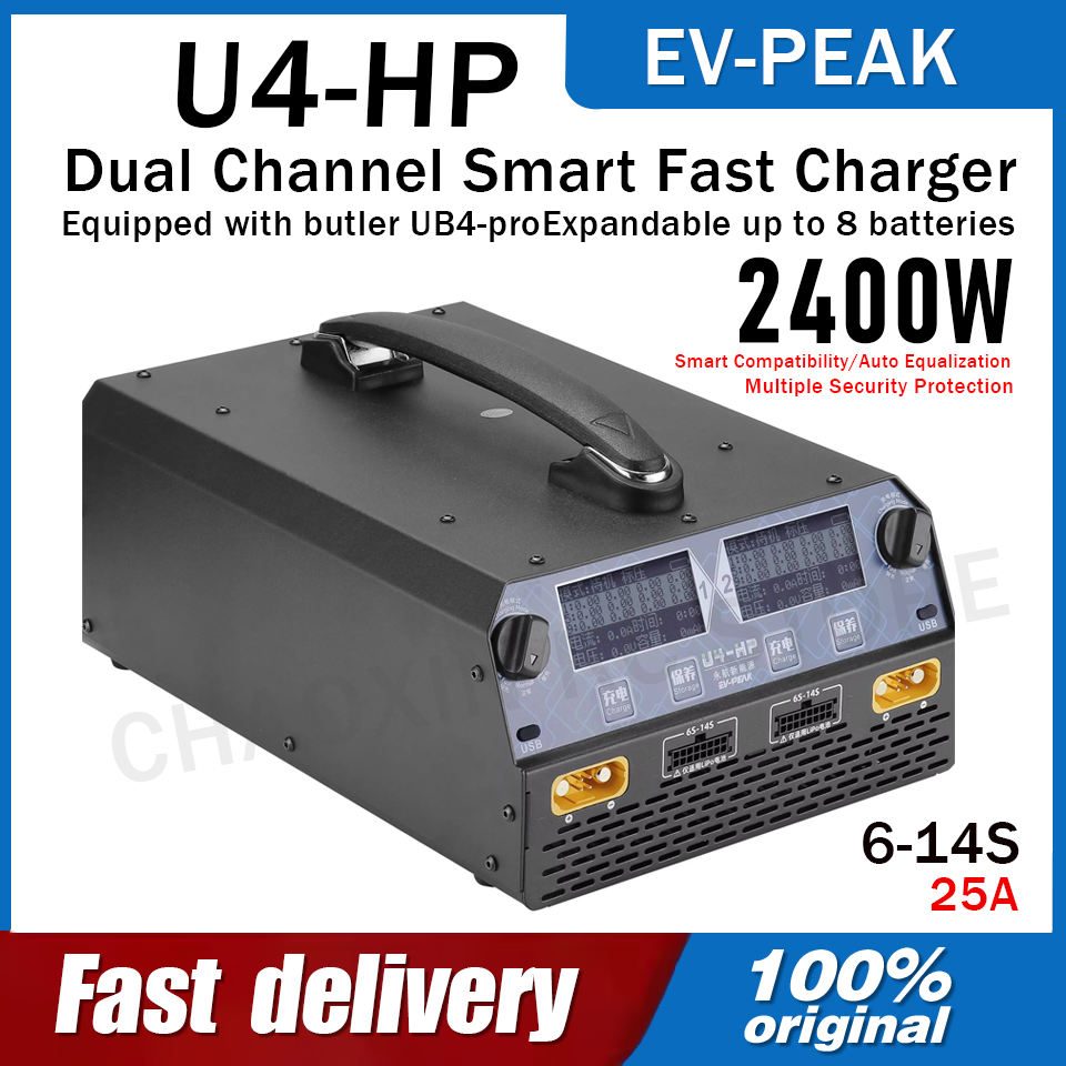 EV-PEAK U4-HP Dual Channel 250 – Drone Battery Charger recenzja i cena