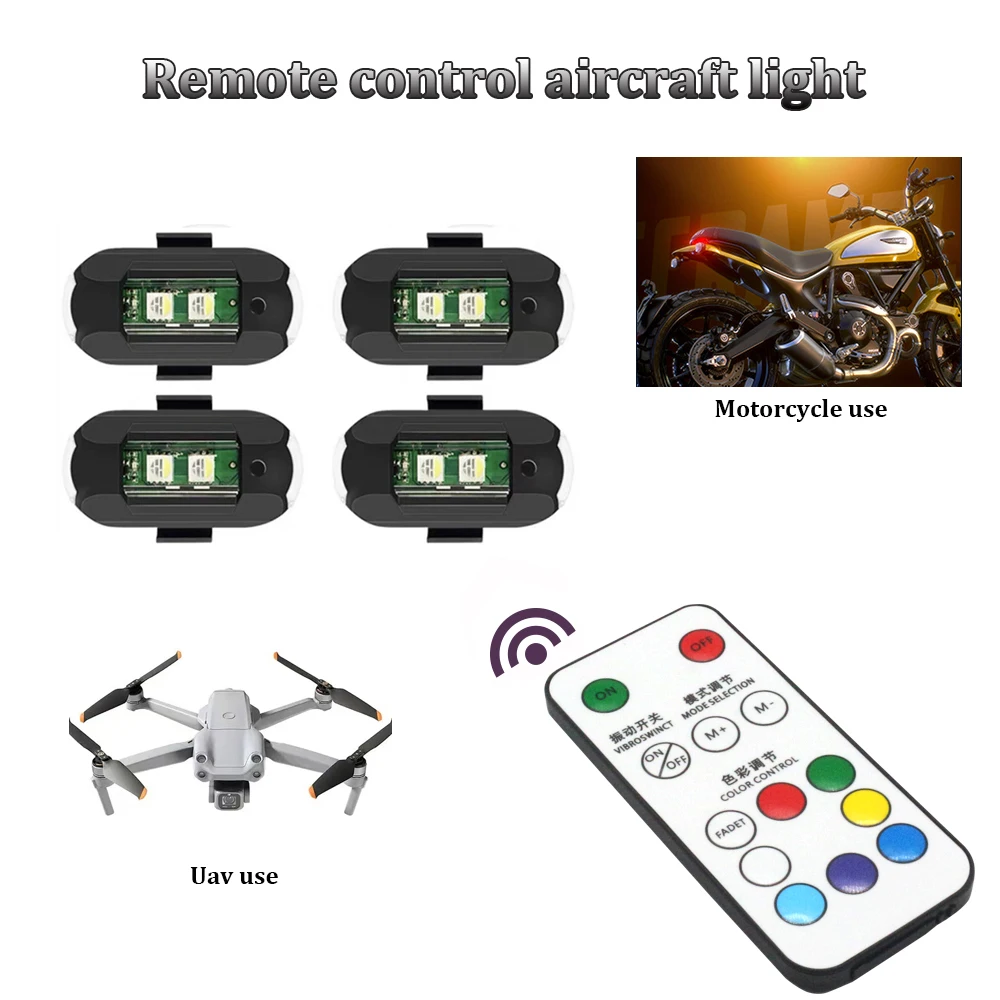 1Pcs Remote LED RGB Anti-colli – Drone Strobe Light recenzja i cena