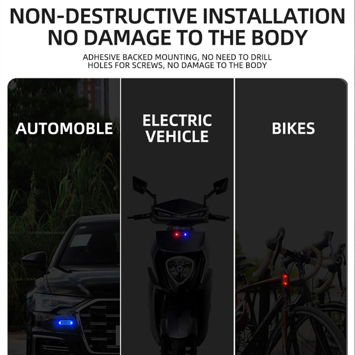 Solar Power Anti-Theft Alarm L – Drone Strobe Light recenzja i cena