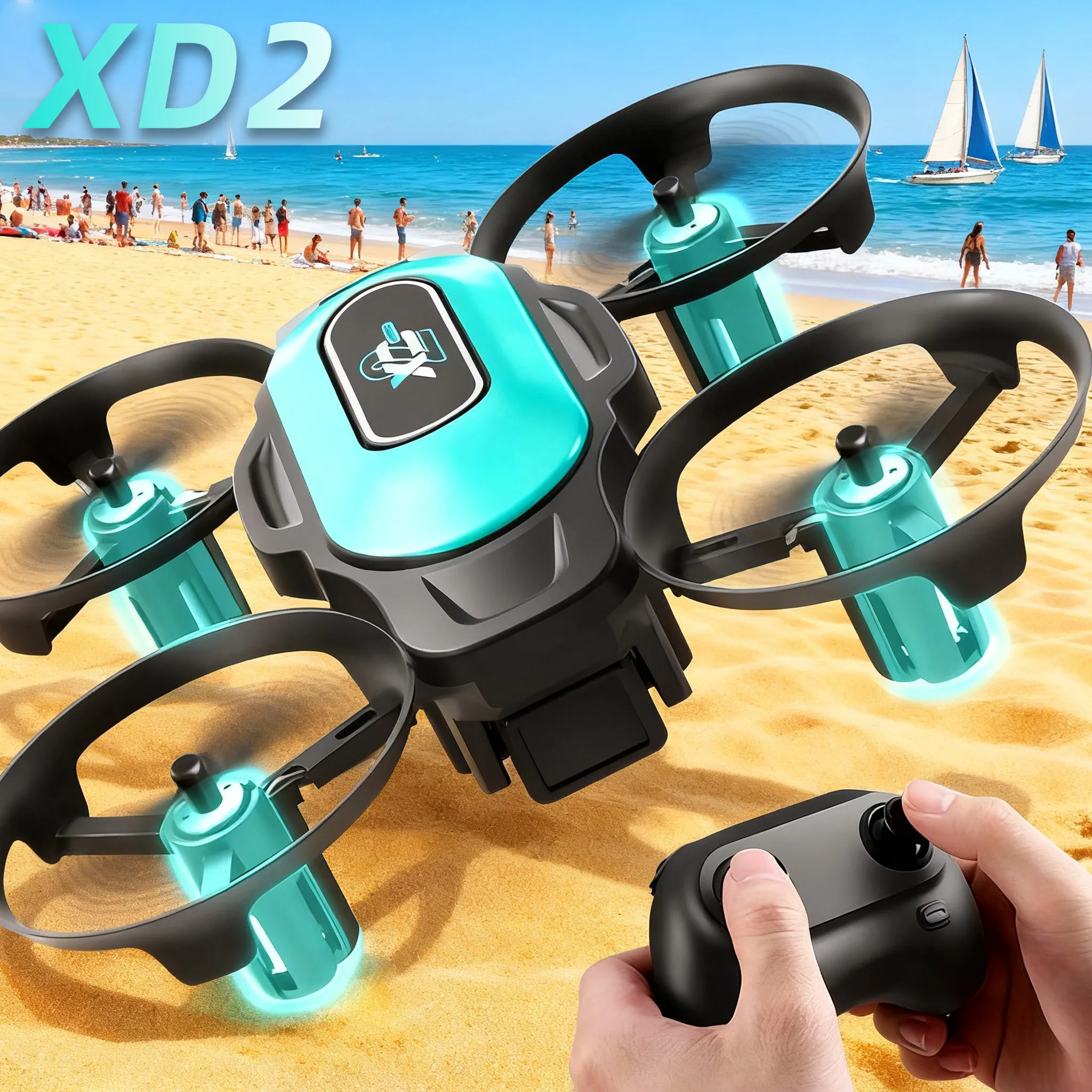 XD2 Mini Drone, 360° Stunt Fli – Drone Controller Screen recenzja i cena