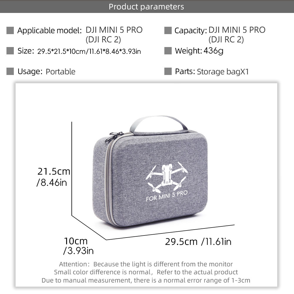 Storage Carry Case for DJI Min – Drone Joystick Cover recenzja i cena