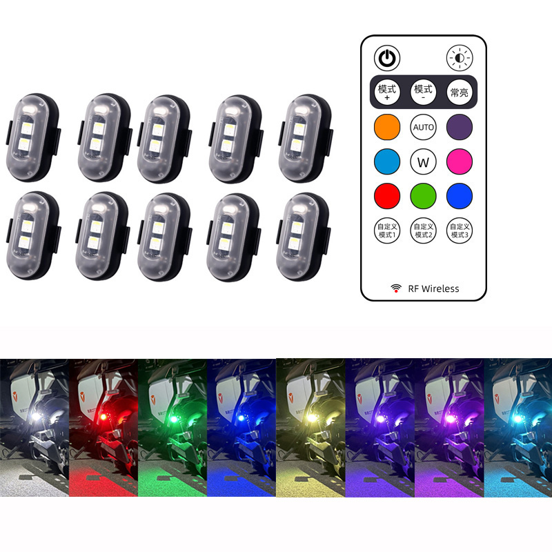 10x 4x 8Colors Wireless LED Dr – Drone Strobe Light recenzja i cena
