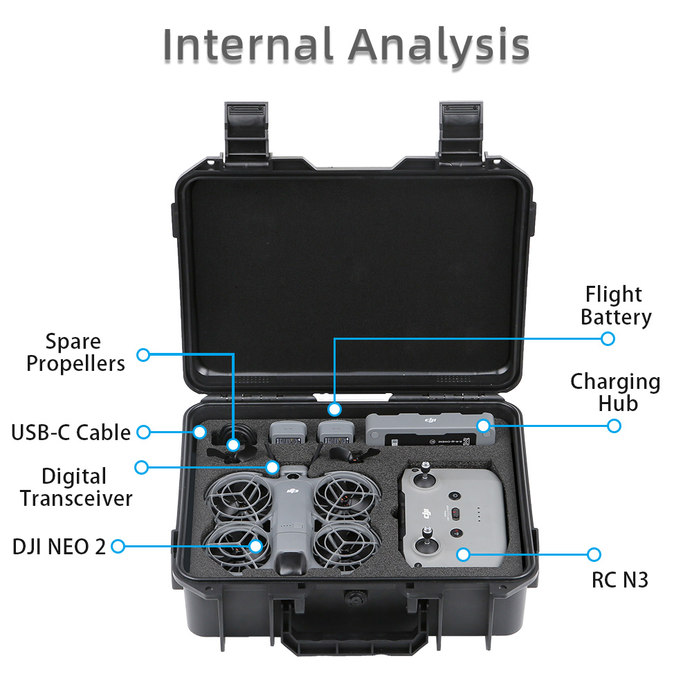 For DJI NEO 2 Case Bag Explosi – Drone Hard Shell Case recenzja i cena