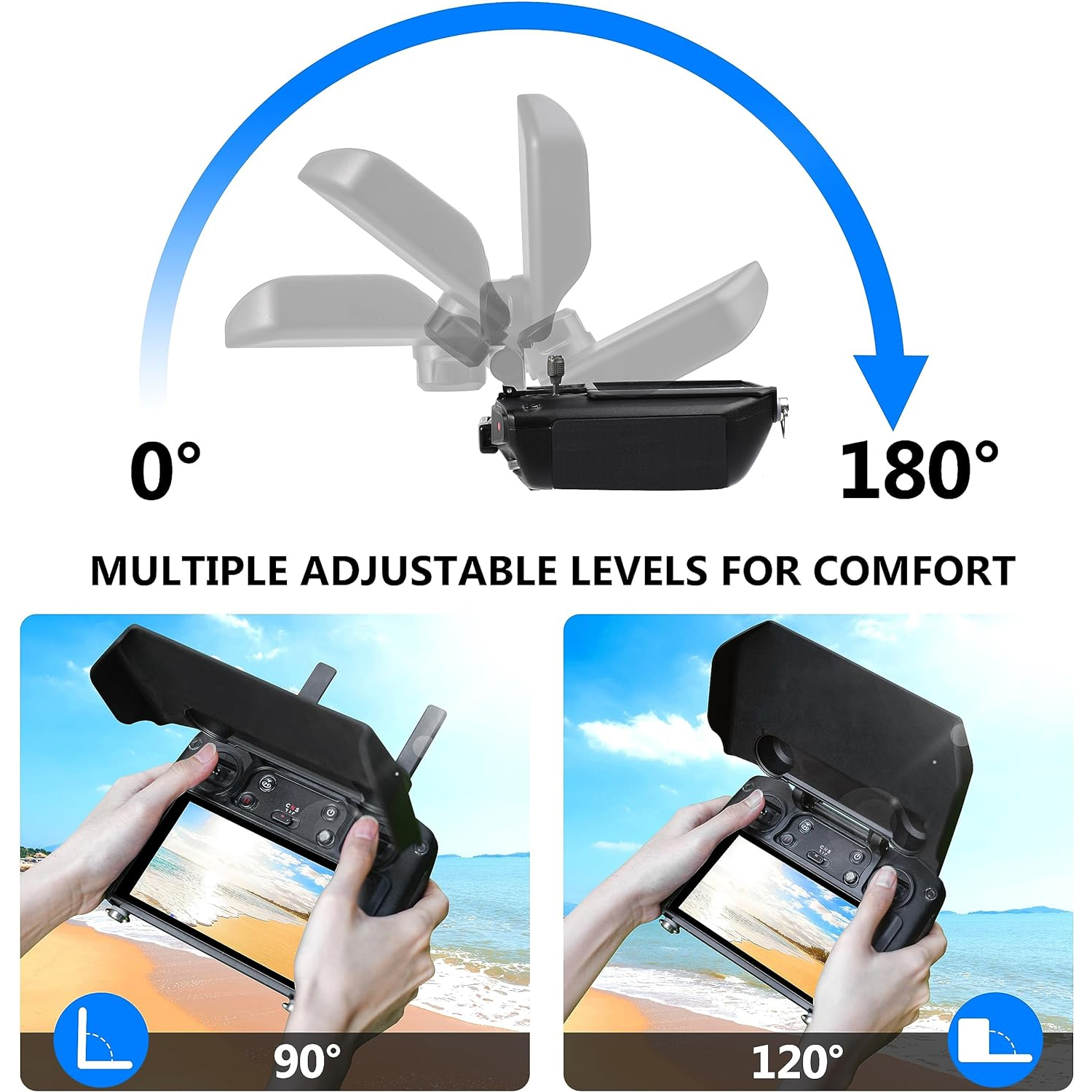 2-in-1 Sun Hood & Joystick Cov – Drone Control Stick recenzja i cena