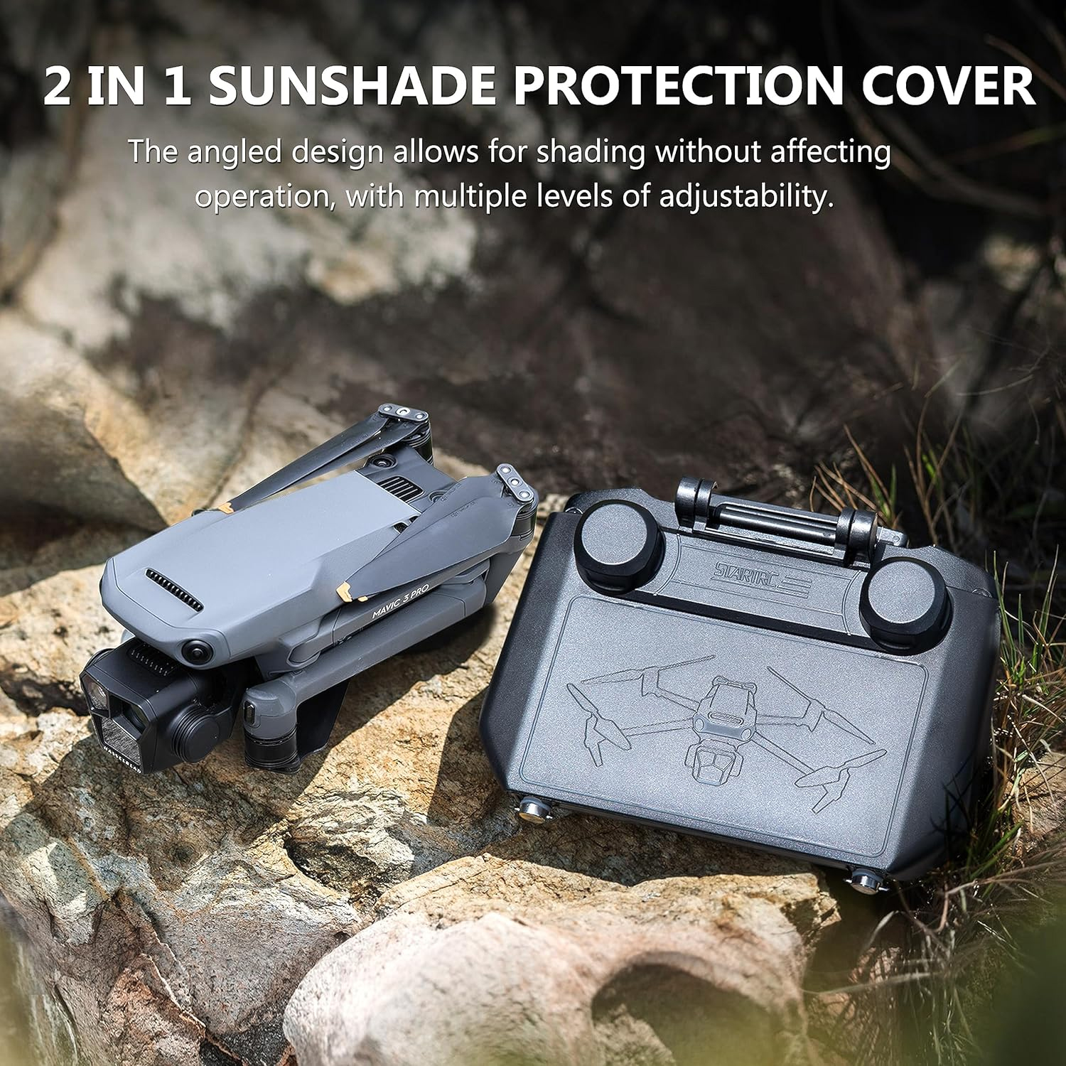 2-in-1 Sun Hood & Joystick Cov – Drone Control Stick recenzja i cena