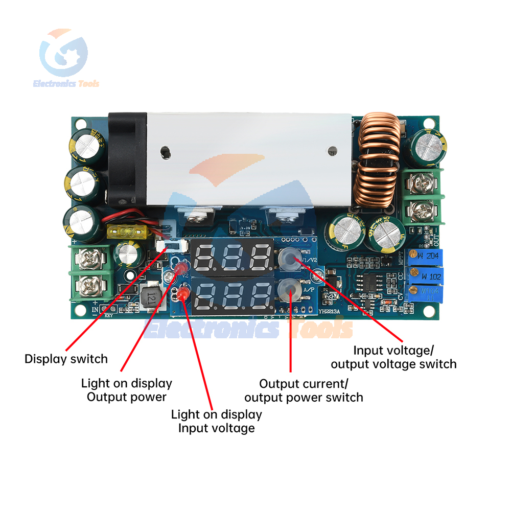 10-75V 20A Adjustable Buck Mod – Drone Solar Charger recenzja i cena