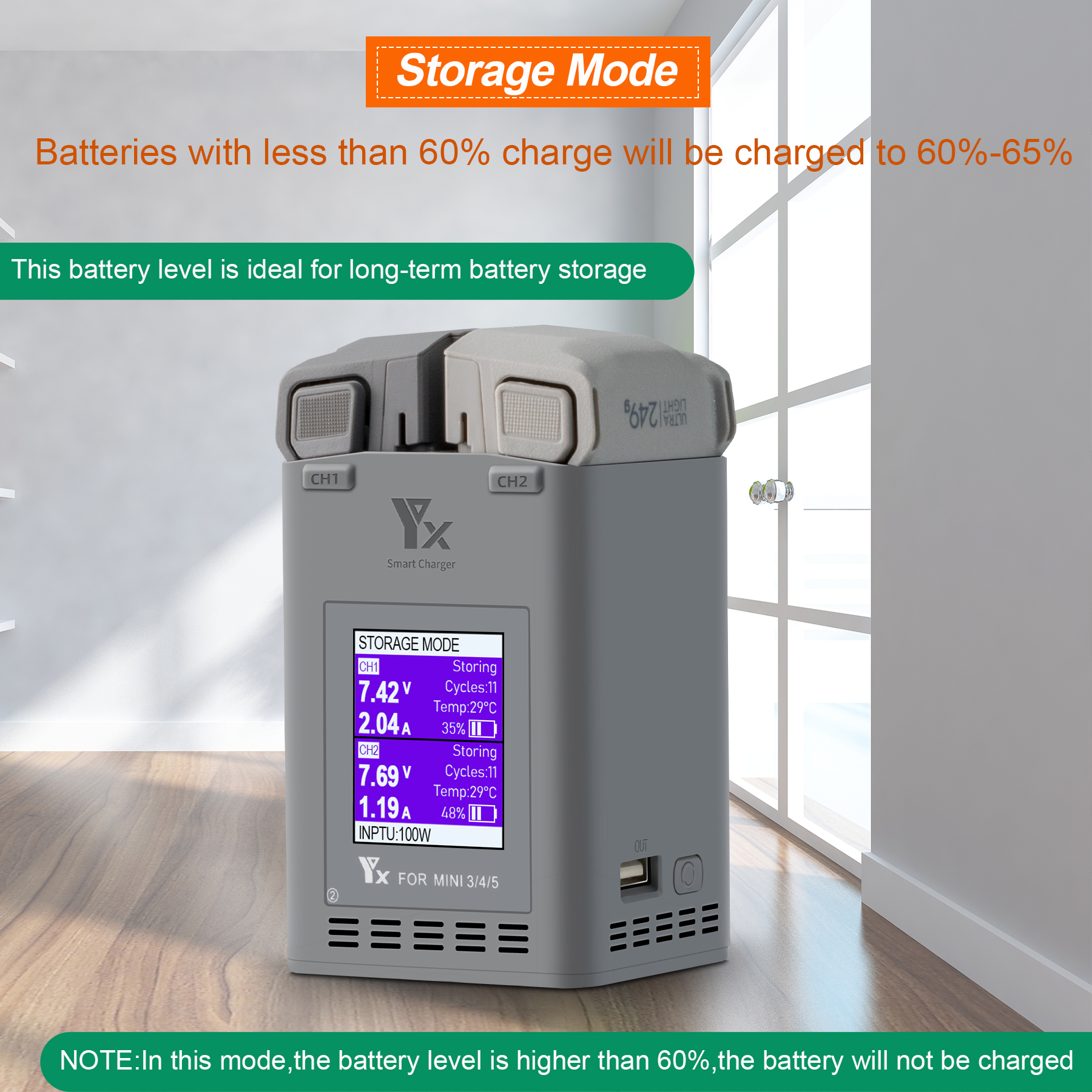 100W Intelligent Battery Charg – Drone Charging Hub recenzja i cena