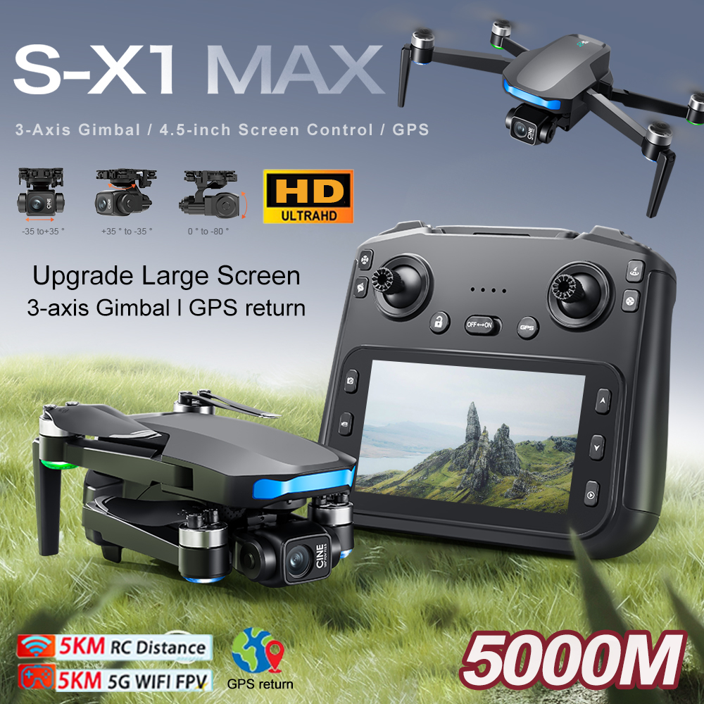 New S-X1 MAX Drone GPS 8K Prof – Drone Power Bank recenzja i cena