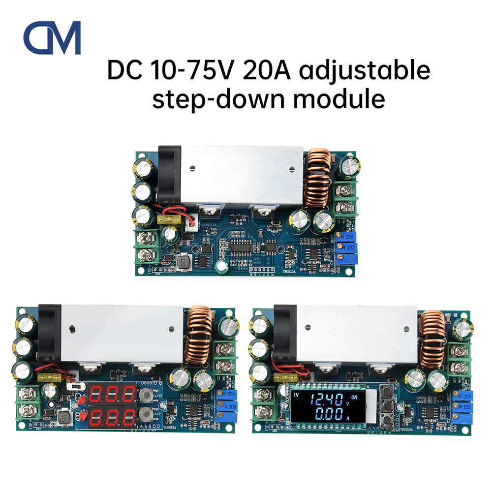 DC 10-75V 20A Adjustable Buck  – Drone Solar Charger recenzja i cena