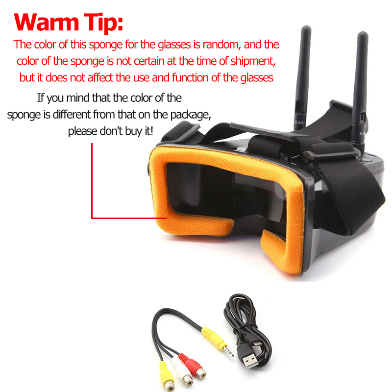 VR009 FPV Video Goggles 3Inch  – Drone Controller Screen recenzja i cena