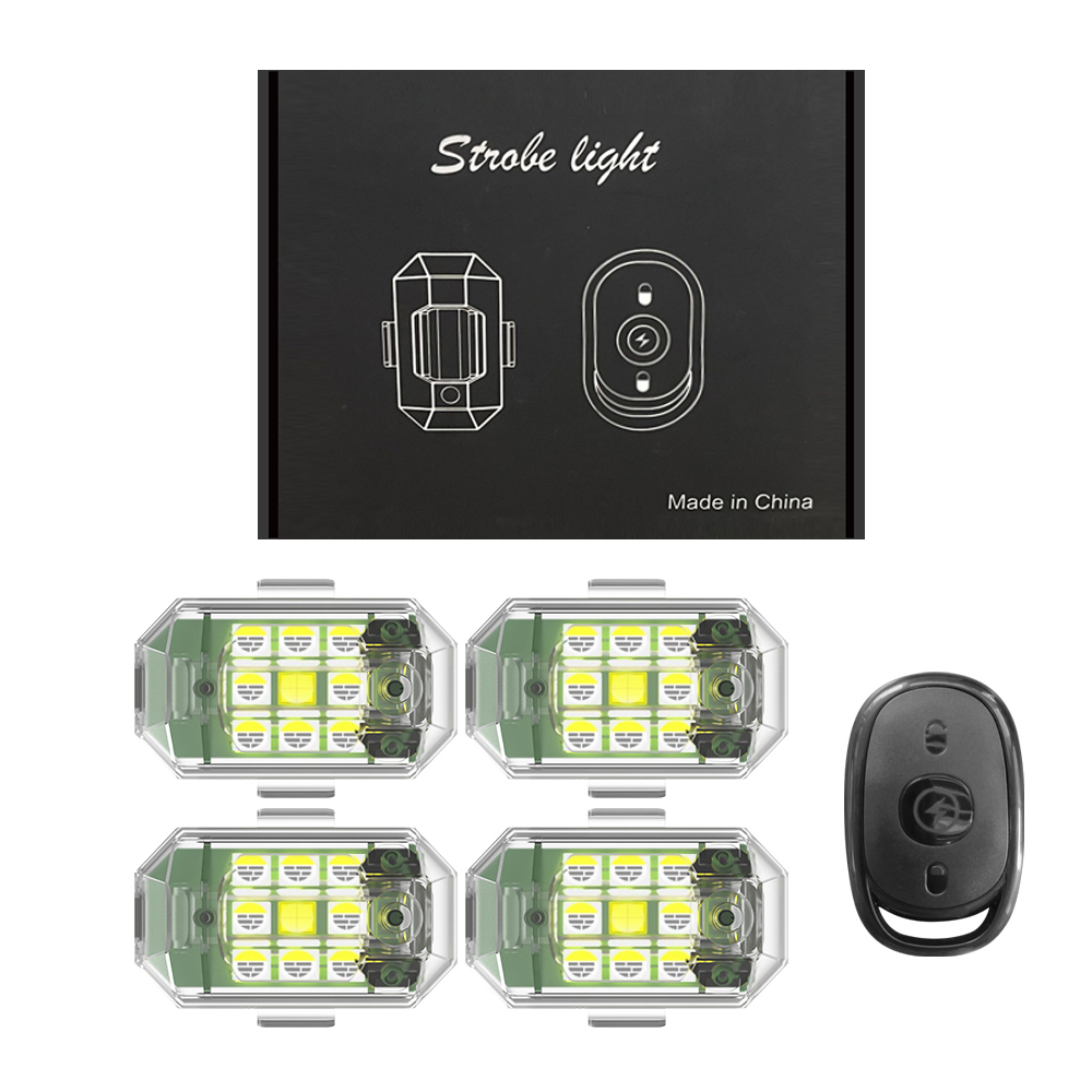 1/2/4pcs Wireless LED Drone St – Drone Strobe Light recenzja i cena