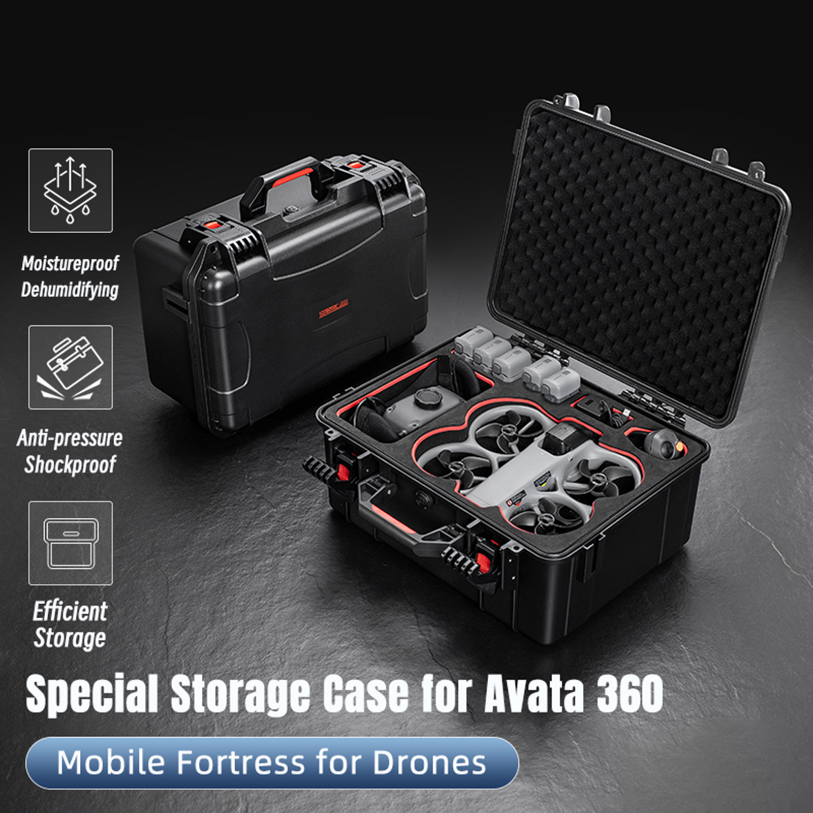 for Avata 360 Drone Accessorie – Drone Hard Shell Case recenzja i cena