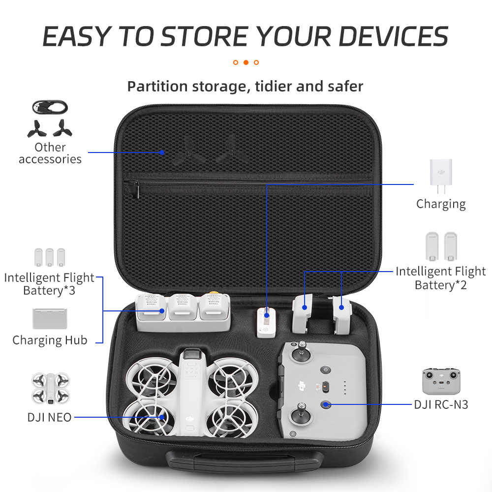 XFJI Carrying Case Compatible  – Drone Carrying Case recenzja i cena